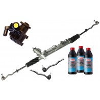 Lenkgetriebe BMW 3er E46 Komplettpaket mit neuen Spurstangenköpfen,Hydrauliköl und Servopumpe