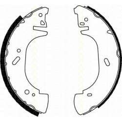 Bremsbackensatz Opel Movano Kasten 2.5 D TRISCAN