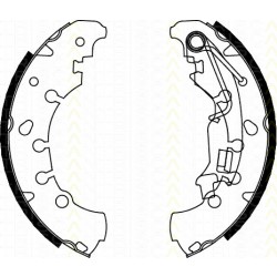Bremsbackensatz Fiat Punto Evo 1.2 TRISCAN