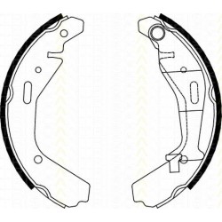 Bremsbackensatz Opel Astra F 1.6 Si TRISCAN