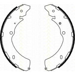 Bremsbackensatz Isuzu D-Max 2.5 DiTD 4x4 TRISCAN