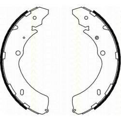 Bremsbackensatz Isuzu D-Max 2.5 DiTD TRISCAN