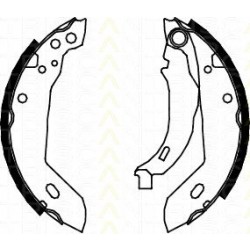 Bremsbackensatz Renault Super 5 1.0 TRISCAN