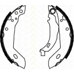 Bremsbackensatz Citroën ZX 1.6i TRISCAN