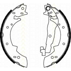 Bremsbackensatz BMW 3er 324d TRISCAN