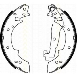 Bremsbackensatz Suzuki Vitara 2.0 V6 24V TRISCAN