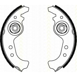 Bremsbackensatz Zastava 101 1.1 Super TRISCAN