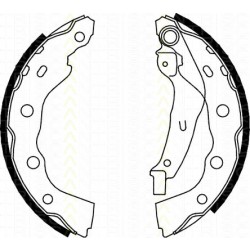 Bremsbackensatz Mitsubishi Carisma 1.9 TD TRISCAN