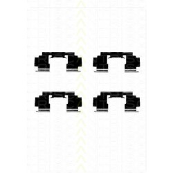 Montagesatz Bremsscheibenbelag TRISCAN für BMW 3er Cabriolet 318i 