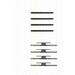 Montagesatz Bremsscheibenbelag TRISCAN für Alfa Romeo 33 1.3 