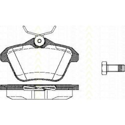 Bremsbelagsatzsatz Hinterachse TRISCAN für Alfa Romeo 156 2.5 V6 24V 