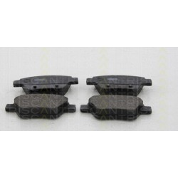 Bremsbelagsatzsatz Hinterachse TRISCAN für Audi A1 2.0 TFSI quattro 