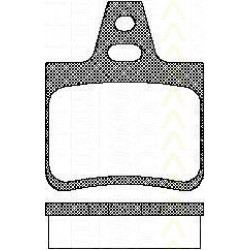 Bremsbelagsatzsatz Hinterachse TRISCAN für Citroën Xantia 3.0i 24V 