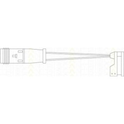 Warnkontakt Verschleissanzeige Mercedes-Benz Sprinter 35-T Kasten 319 CDI 4x4 