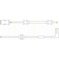 Warnkontakt Verschleissanzeige Opel Vectra B CC 1.6i 