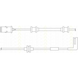 Warnkontakt Verschleissanzeige Opel Vectra B CC 1.8i 16V 