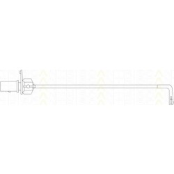 Warnkontakt Verschleissanzeige Audi A6 2.8 FSI quattro 