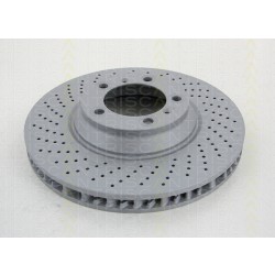 2xStück TRISCAN Bremsscheibe Vorderachse links,beschichtet Porsche 911 3.8 Turbo