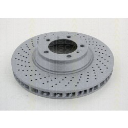 2xStück TRISCAN Bremsscheibe Vorderachse links,beschichtet Porsche 911 Cabriolet 3.8 Turbo