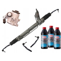 Lenkgetriebe BMW 5er E39 Komplettpaket mit neuen Spurstangenköpfe,Hydrauliköl und Servopumpe