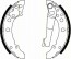 Bremsbackensatz Audi 80 1.6 TD TRISCAN