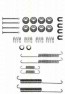 Bremsbacken Montagesatz Mitsubishi L 400/Space Gear Bus 2.0 (Zubehörsatz) TRISCAN 