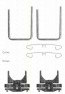 Montagesatz Bremsscheibenbelag TRISCAN für Citroën C5 3.0 HDi 240 