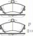 Bremsbelagsatzsatz Vorderachse TRISCAN für Mitsubishi Carisma Stufenheck 1.9 TD 