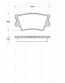 Bremsbelagsatzsatz Hinterachse TRISCAN für Toyota RAV 4 IV 2.0 D-4D 