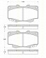 Bremsbelagsatzsatz Vorderachse TRISCAN für Toyota Hilux III Pick-up 2.5 D 4WD 