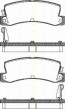 Bremsbelagsatzsatz Hinterachse TRISCAN für Toyota Corolla Compact 1.4 