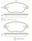Bremsbelagsatzsatz Vorderachse TRISCAN für Fiat Punto Evo 1.2 