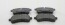 Bremsbelagsatzsatz Hinterachse TRISCAN für Iveco Daily IV Pritsche/Fahrgestell 35 C13, 35 C13 /P, 35S13 D, 35S13, 35S13 /P 