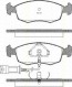 Bremsbelagsatzsatz Vorderachse TRISCAN für Ford Escort IV 1.6 Turbo RS 