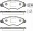 Bremsbelagsatzsatz Vorderachse TRISCAN für Peugeot 206 Stufenheck 1.4 HDi eco 70 