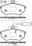 Bremsbelagsatzsatz Vorderachse TRISCAN für VW Golf III Variant 1.4 