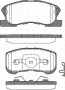 Bremsbelagsatzsatz Vorderachse TRISCAN für Daihatsu Sirion 1.0i 4WD 