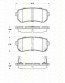Bremsbelagsatzsatz Hinterachse TRISCAN für Hyundai i30 2.0 