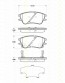 Bremsbelagsatzsatz Vorderachse TRISCAN für Hyundai Atos 1.0i 