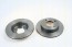 2xStück TRISCAN Bremsscheibe Hinterachse Nissan Micra II 1.0i 16V 