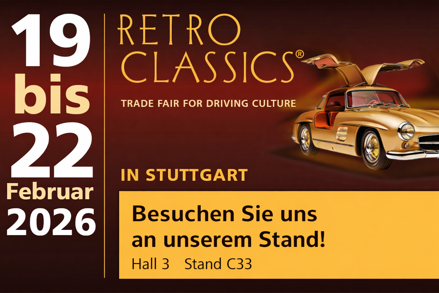 Einladung RetroClassics 2026